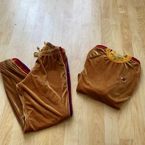 Aviator Nation Gold Sweatset